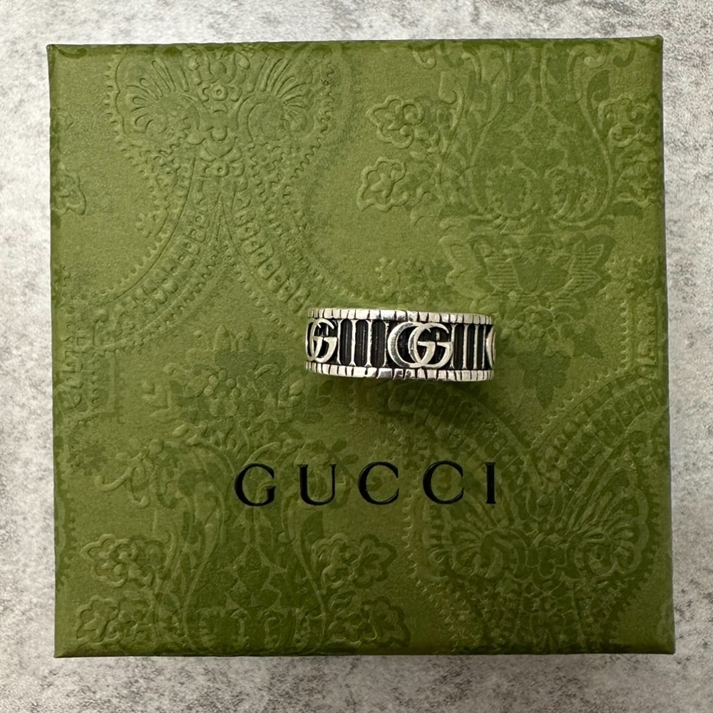 silver gucci ring - Picture 2 of 2